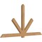 Ekena Millwork Kennewick Timber Gable Bracket, Western Red Cedar, 108"W x 58"H x 3 1/2"D x 5 1/2"F, 13/12 Pitch GBW108X58X0406KEN00SWR - alternate 4